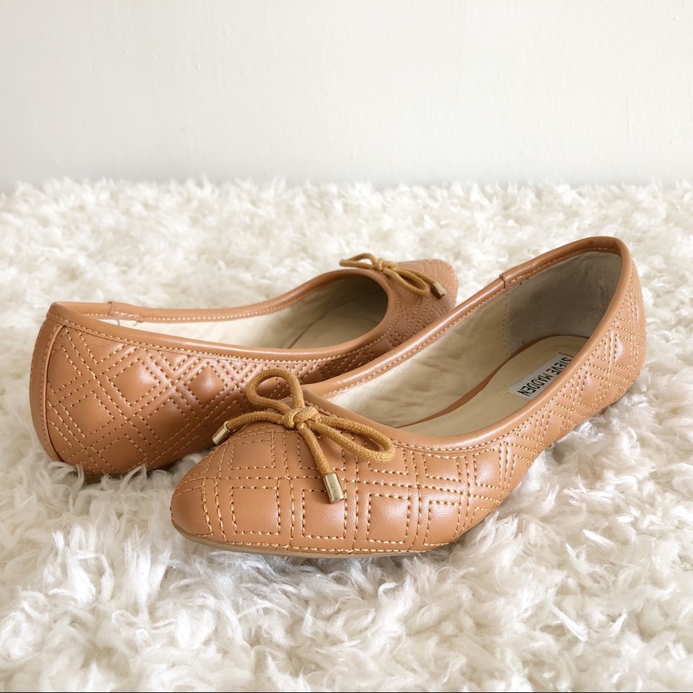 Steve Madden Illiane Quilted Leather Ballet Flats